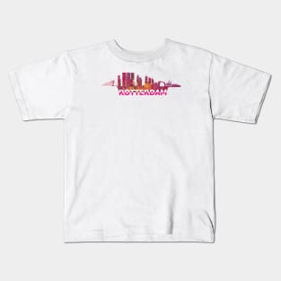 Rotterdam Skyline Kids T-Shirt